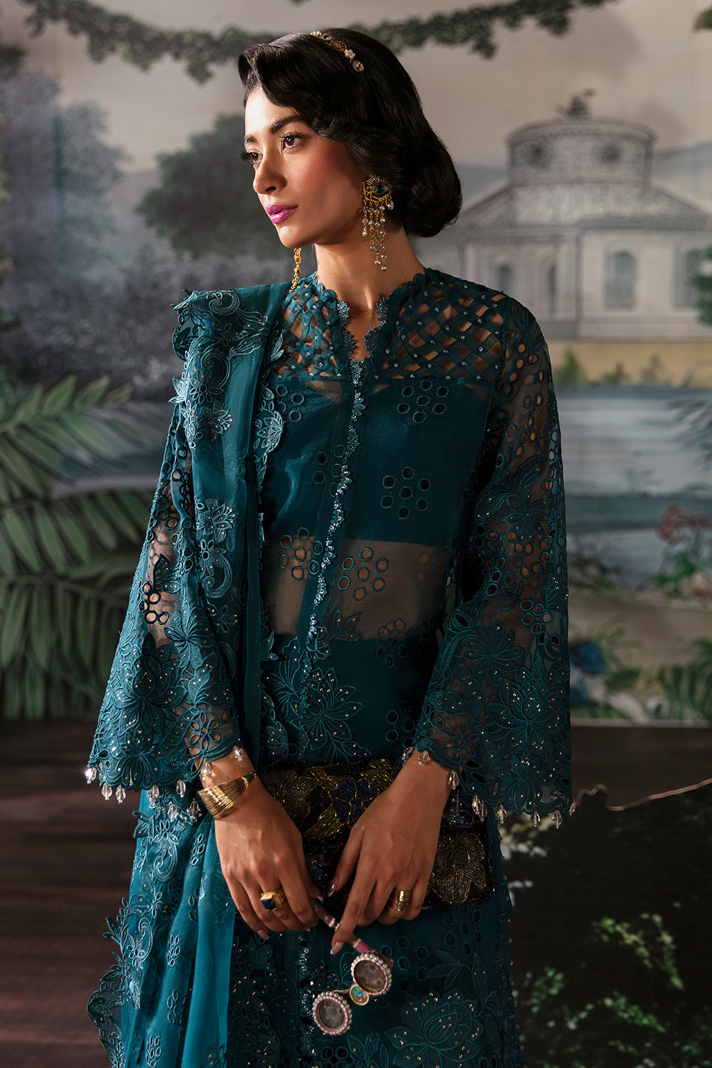 Afrozeh | La Fuchsia Festive 24 | Alba - Pakistani Dress - Maria Faisal