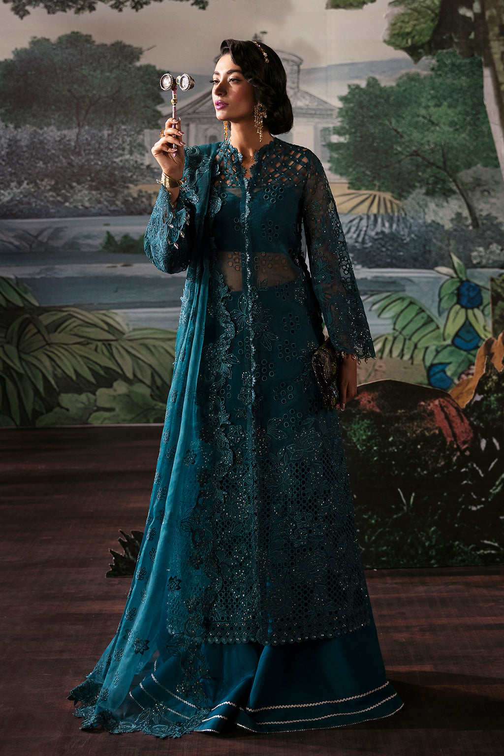 Afrozeh | La Fuchsia Festive 24 | Alba - Pakistani Dress - Maria Faisal