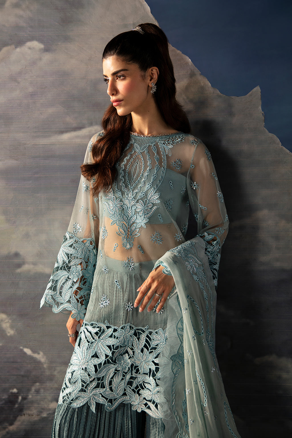 Afrozeh | La Fuchsia Festive 24 | Astra - Pakistani Dress - Maria Faisal