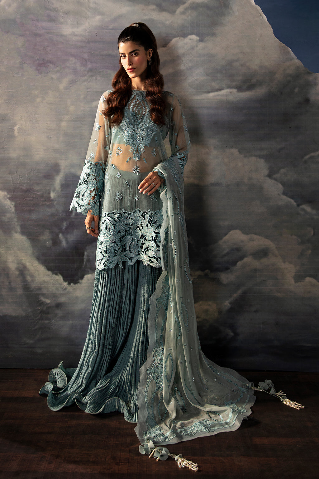 Afrozeh | La Fuchsia Festive 24 | Astra - Pakistani Dress - Maria Faisal