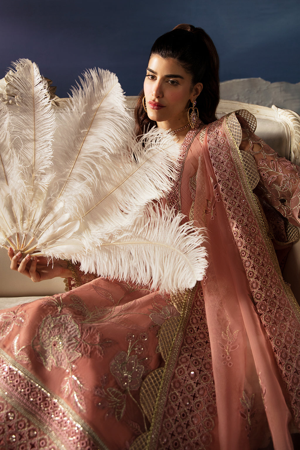 Afrozeh | La Fuchsia Festive 24 | Elea - Pakistani Dress - Maria Faisal