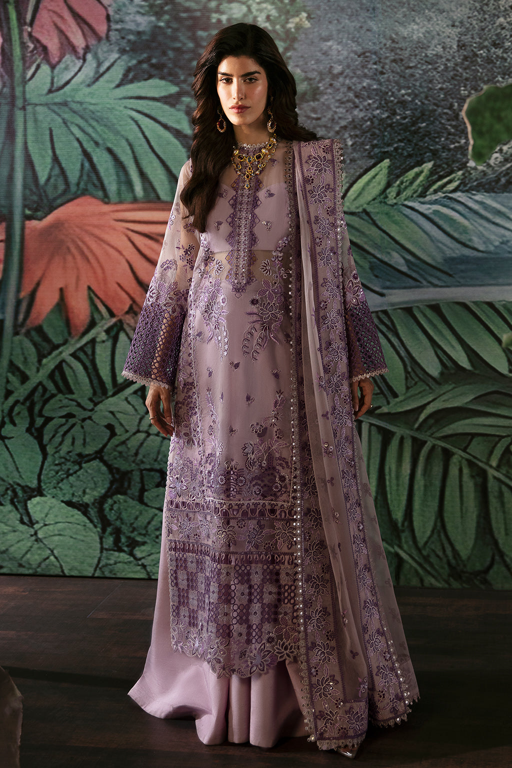 Afrozeh | La Fuchsia Festive 24 | Helen - Pakistani Dress - Maria Faisal