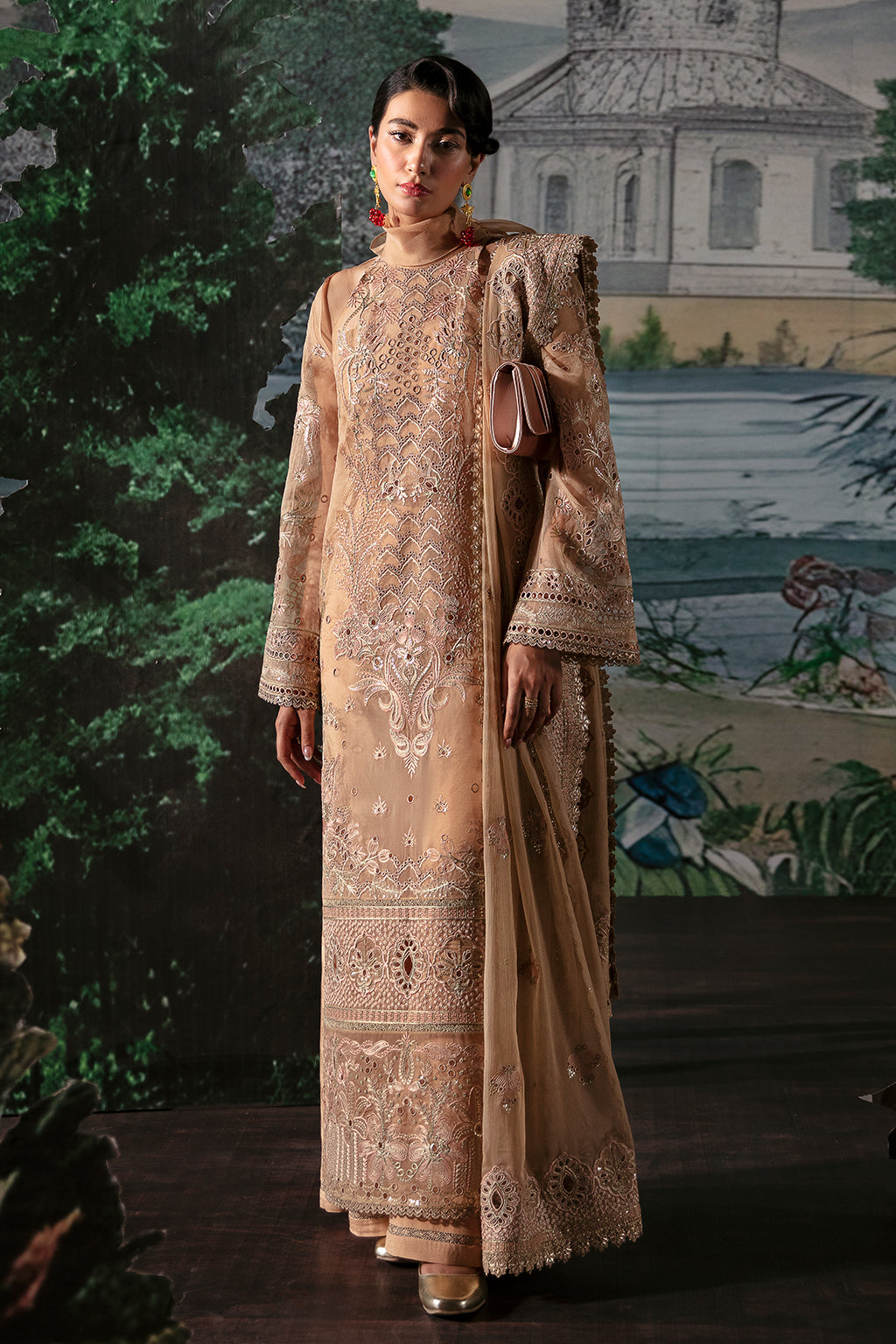 Afrozeh | La Fuchsia Festive 24 | Reese - Pakistani Dress - Maria Faisal