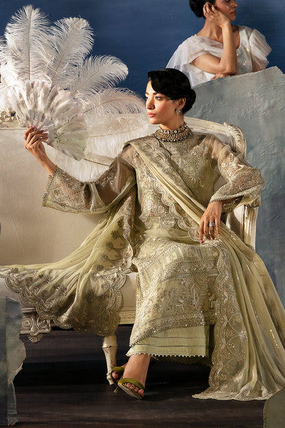 Afrozeh | La Fuchsia Festive 24 | Zelena - Pakistani Dress - Maria Faisal