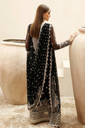 Afrozeh Shehnai Wedding Formals 24 Reshma - Black Pakistani Dress with intricate embroidery and embellishments. Shop elegant Asian dresses at Maria Faisal.