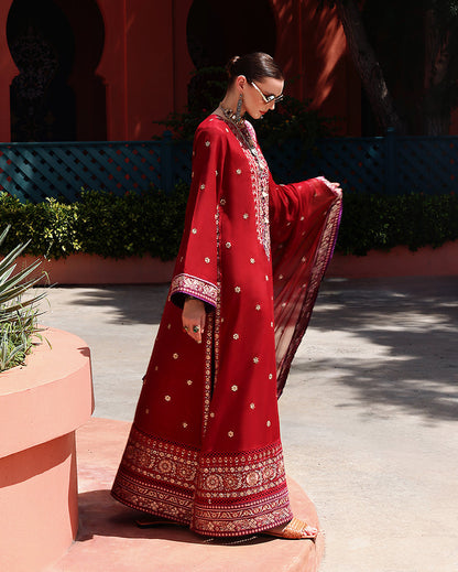 Mushq | Nuvera Raw Silk 26 | Agatha - Luxury Dress - available at Maria Faisal in UK and USA.