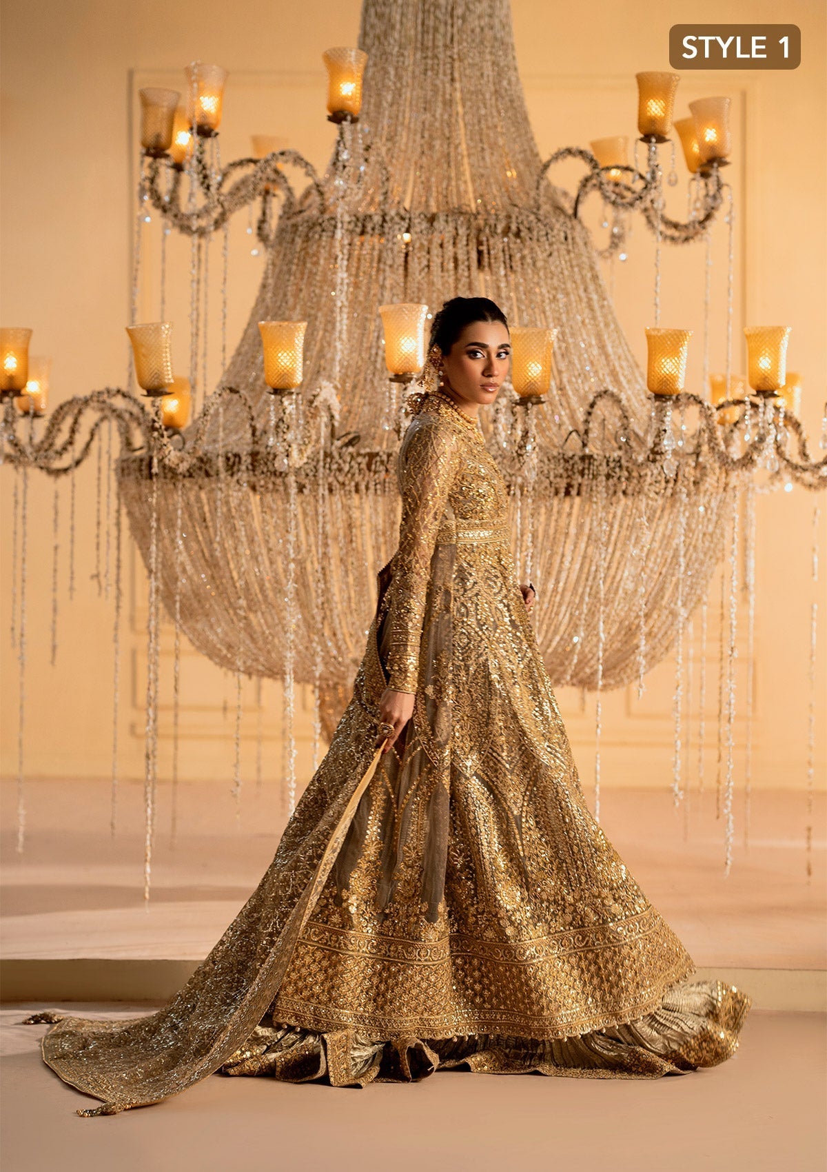 Aik Atelier | Wedding Festive 25 | LOOK 05 by Maria Faisal - Registered Vendor of : Aik Atelier - type : Designer Dress - 100% original wedding dresses