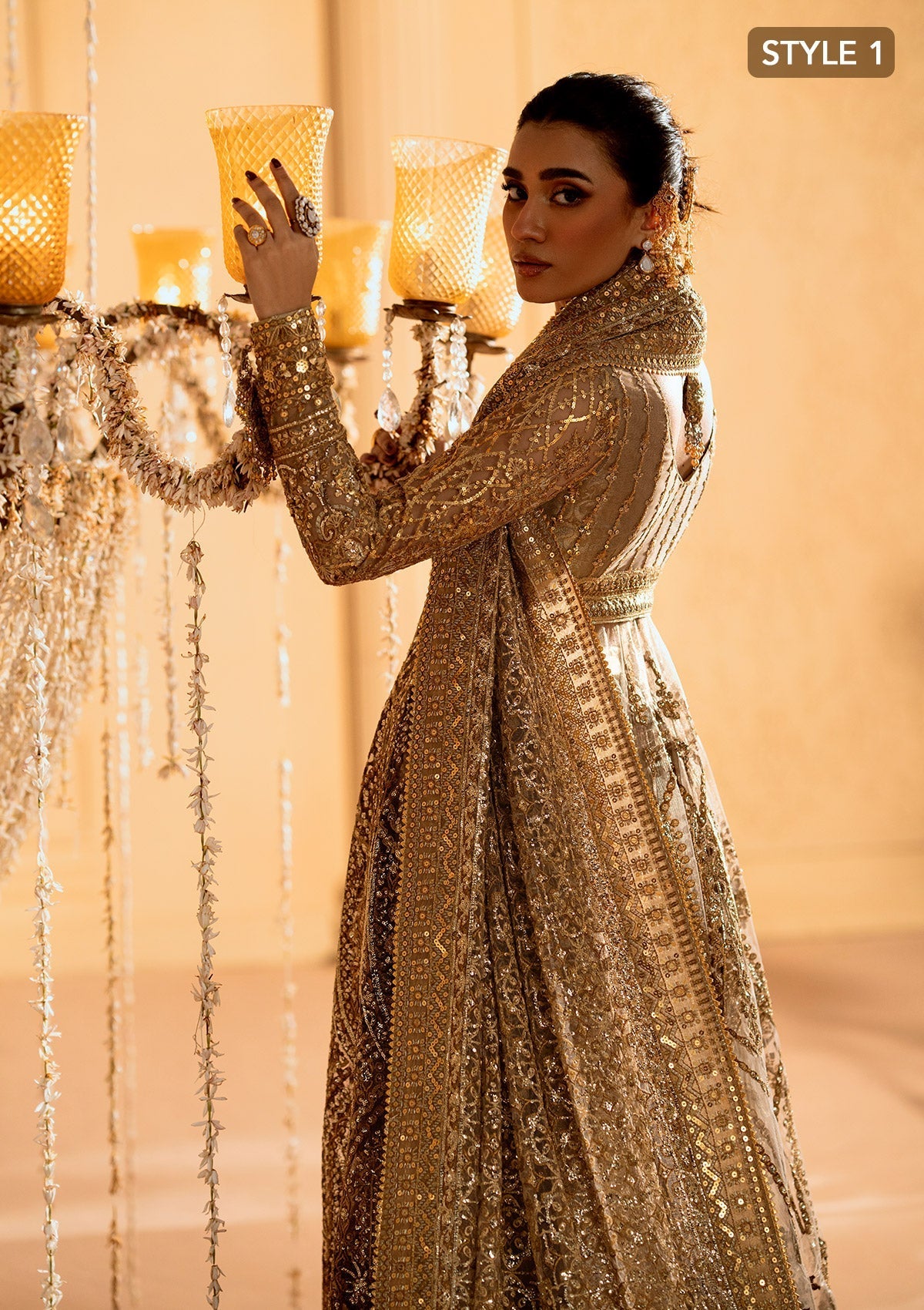 Aik Atelier | Wedding Festive 25 | LOOK 05 by Maria Faisal - Registered Vendor of : Aik Atelier - type : Designer Dress - 100% original wedding dresses