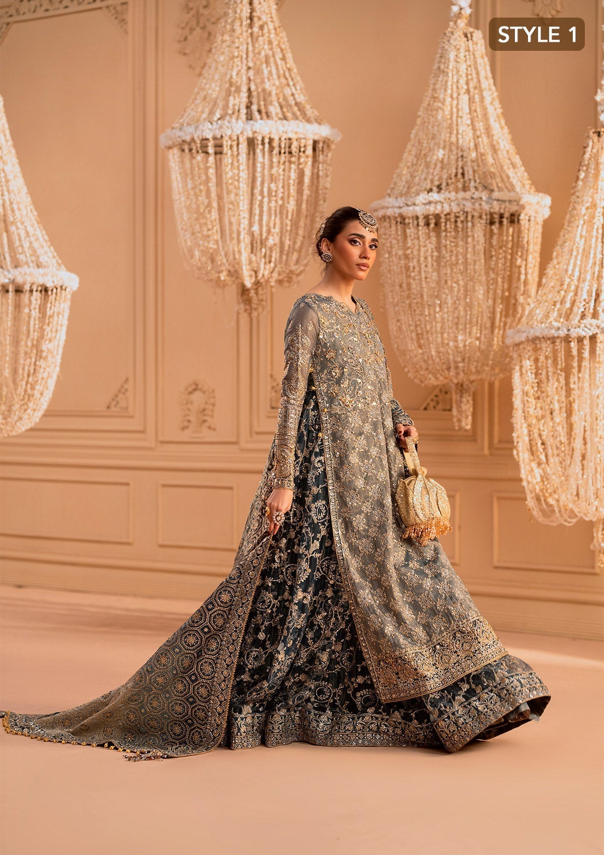 Aik Atelier | Wedding Festive 25 | LOOK 06 by Maria Faisal - Registered Vendor of : Aik Atelier - type : Ladies Clothes - 100% original wedding dresses