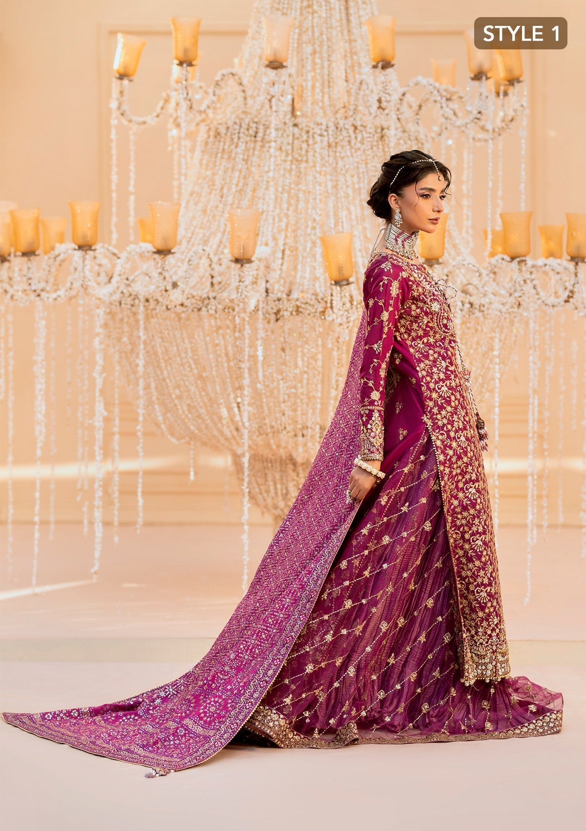 Aik Atelier | Wedding Festive 25 | LOOK 10 by Maria Faisal - Registered Vendor of : Aik Atelier - type : Ladies Clothes - 100% original wedding dresses