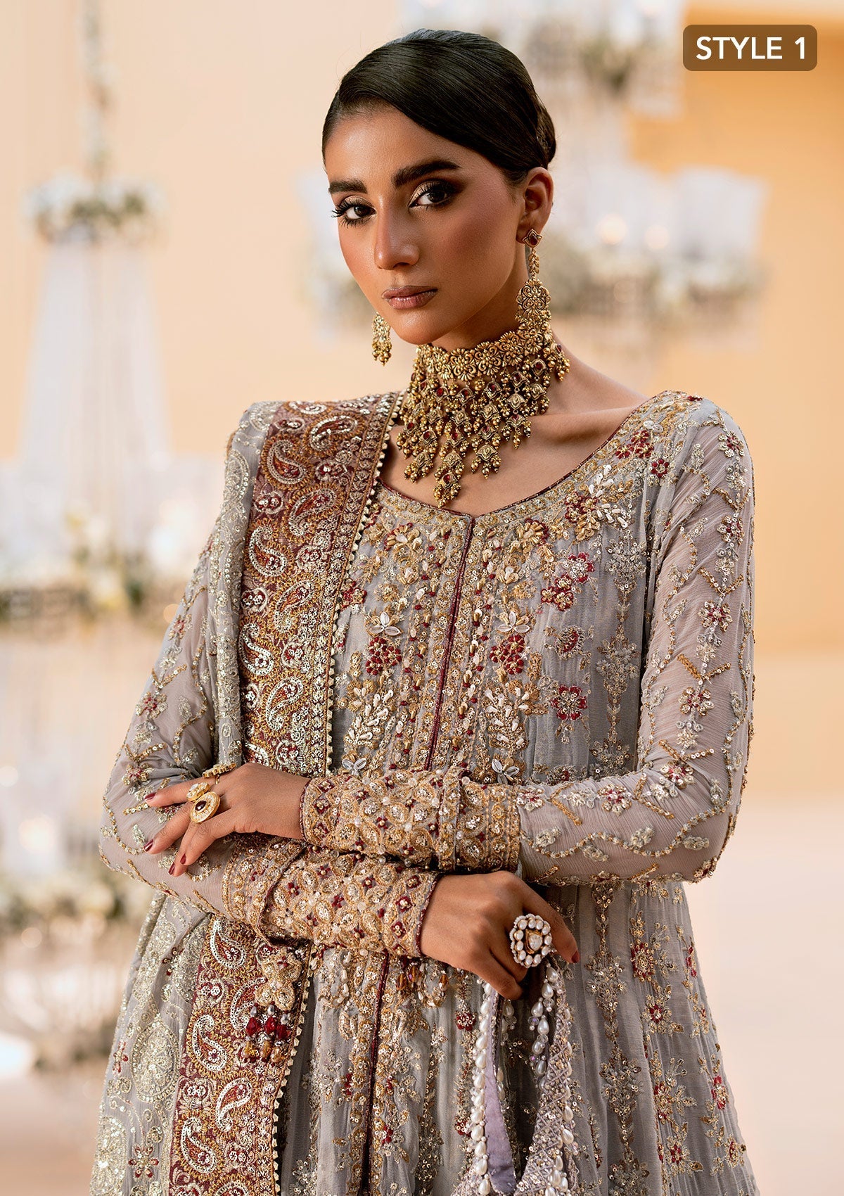 Aik Atelier | Wedding Festive 25 | LOOK 02 by Maria Faisal - Registered Vendor of : Aik Atelier - type : Ladies Clothes - 100% original wedding dresses