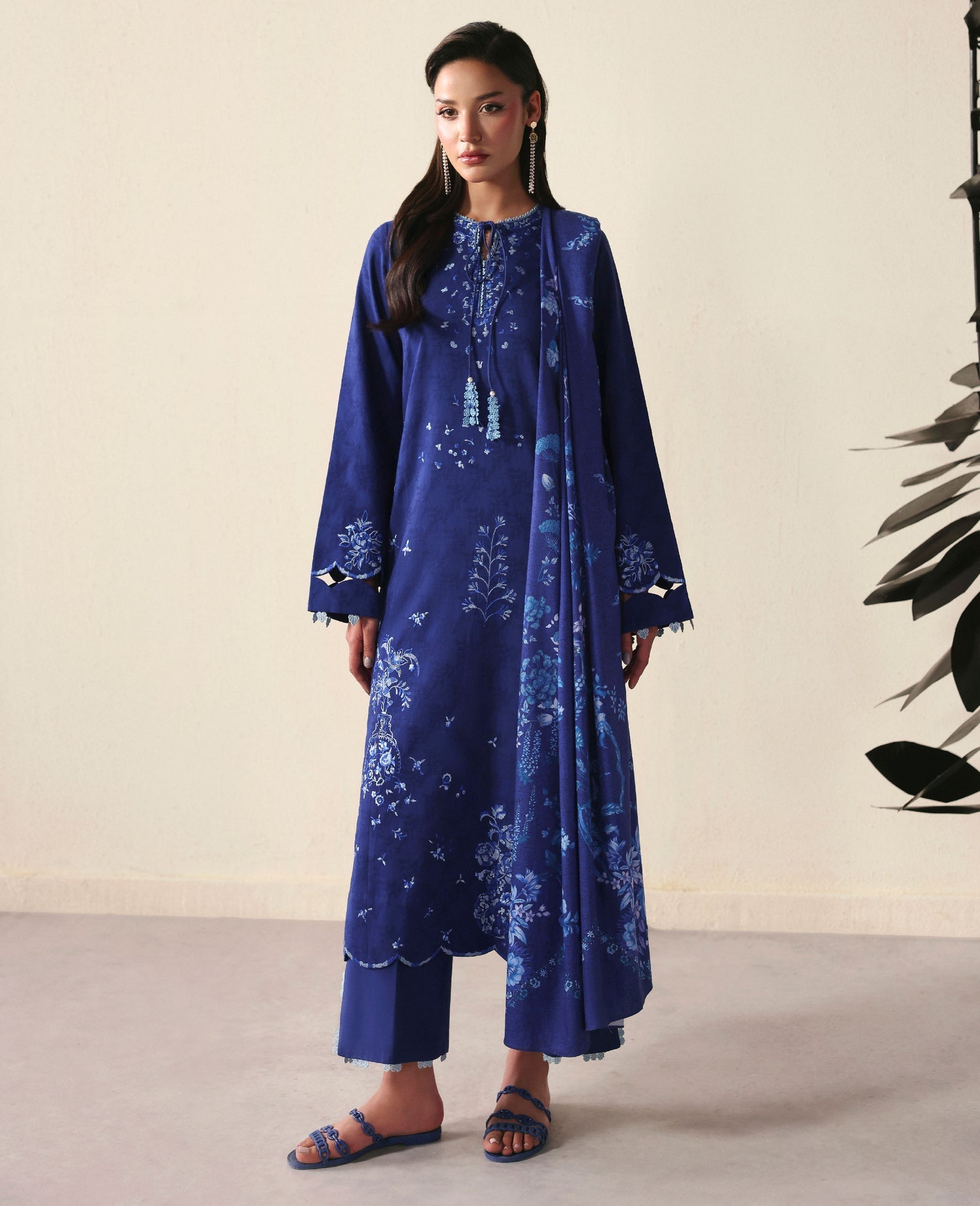 Republic Womenswear | Basics Winter 25 | Ailina - Casual Dress - available at Maria Faisal in UK and USA.