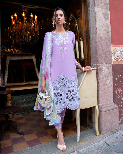 Mushq | Odyssey Lawn 26 | Ailyn - Luxury Dress - available at Maria Faisal in UK and USA.