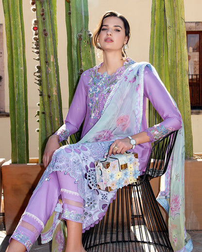 Mushq | Odyssey Lawn 26 | Ailyn - Luxury Dress - available at Maria Faisal in UK and USA.