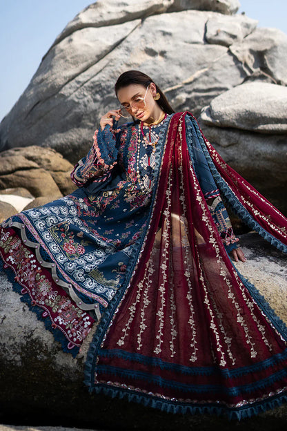 AJR Couture | Alif Signature Luxury Lawn 24 | Ayra - Pakistani Designer Dress - Maria Faisal