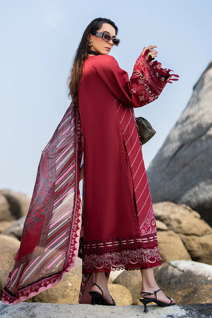 AJR Couture | Alif Signature Luxury Lawn 24 | Eleganza - Pakistani Designer Dress - Maria Faisal