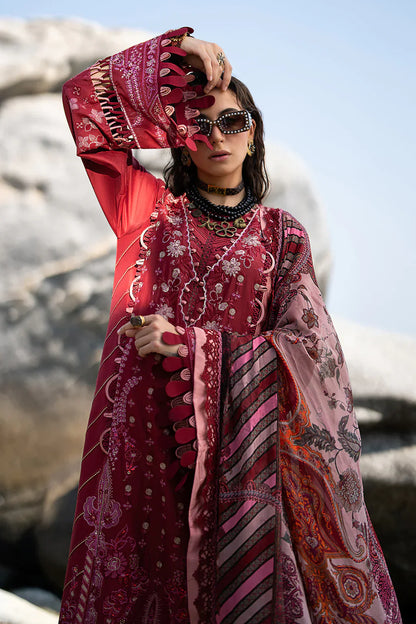AJR Couture | Alif Signature Luxury Lawn 24 | Eleganza - Pakistani Designer Dress - Maria Faisal
