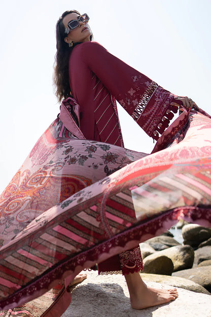 AJR Couture | Alif Signature Luxury Lawn 24 | Eleganza - Pakistani Designer Dress - Maria Faisal