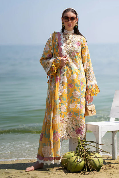 AJR Couture | Alif Signature Luxury Lawn 24 | Sunlit - Pakistani Designer Dress - Maria Faisal