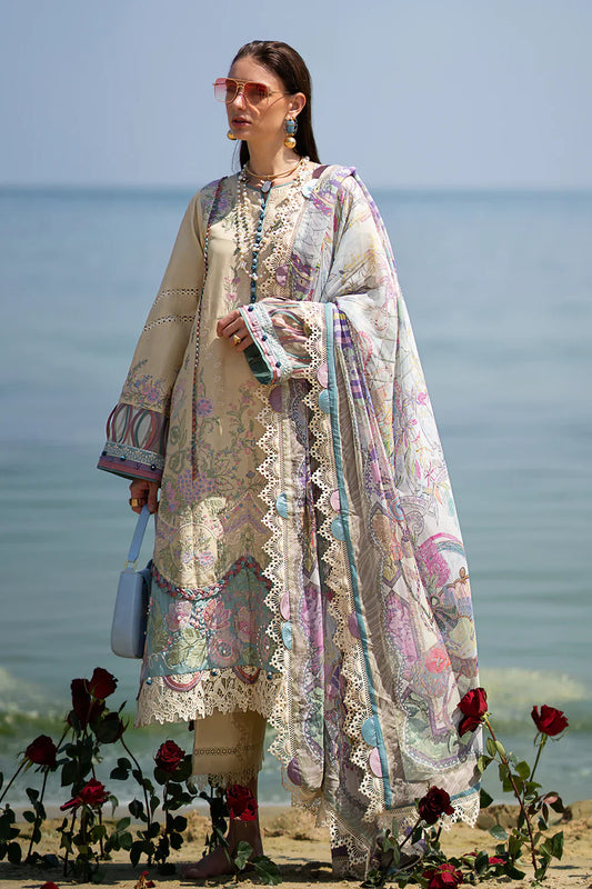 AJR Couture | Alif Signature Luxury Lawn 24 | Coraline - Pakistani Designer Dress - Maria Faisal