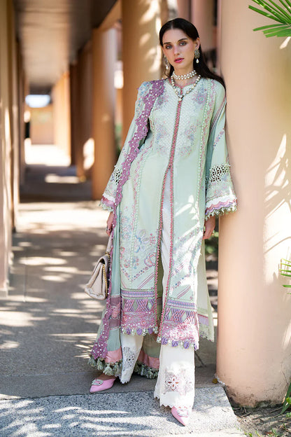 AJR Couture | Alif Signature Luxury Lawn 24 | Aura - Pakistani Designer Dress - Maria Faisal