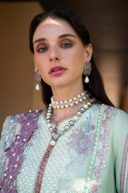 AJR Couture | Alif Signature Luxury Lawn 24 | Aura - Pakistani Designer Dress - Maria Faisal