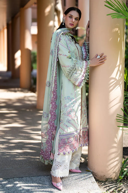 AJR Couture | Alif Signature Luxury Lawn 24 | Aura - Pakistani Designer Dress - Maria Faisal