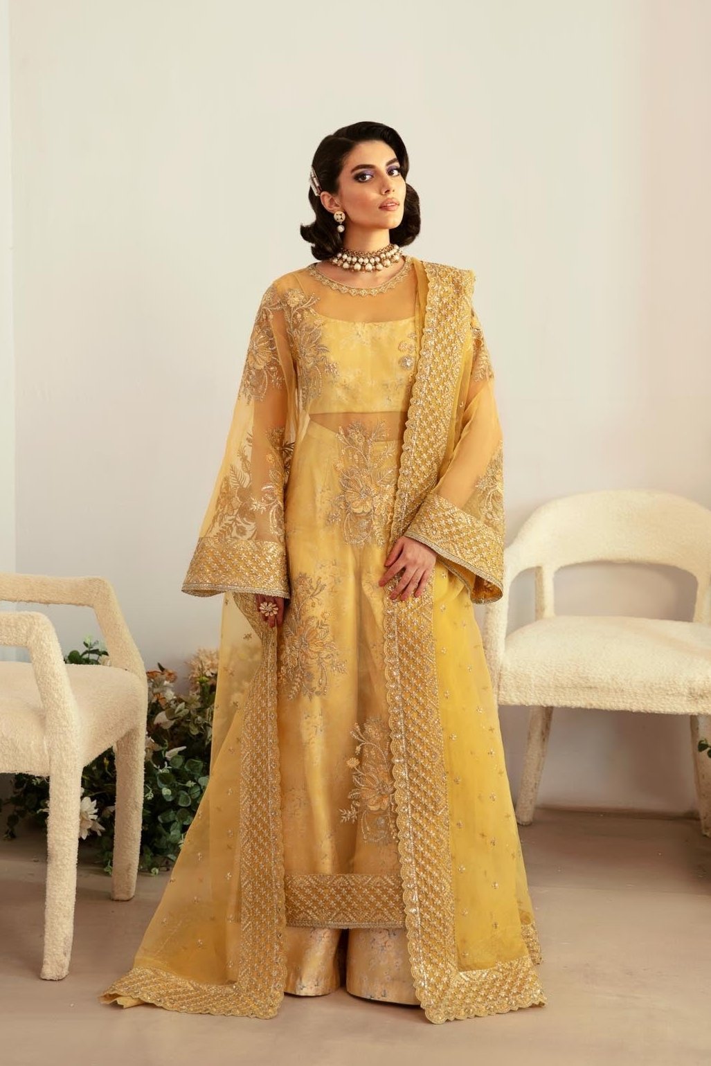 Akbar Aslam | Velora Formal Pret | Fawn - Ladies Clothes 