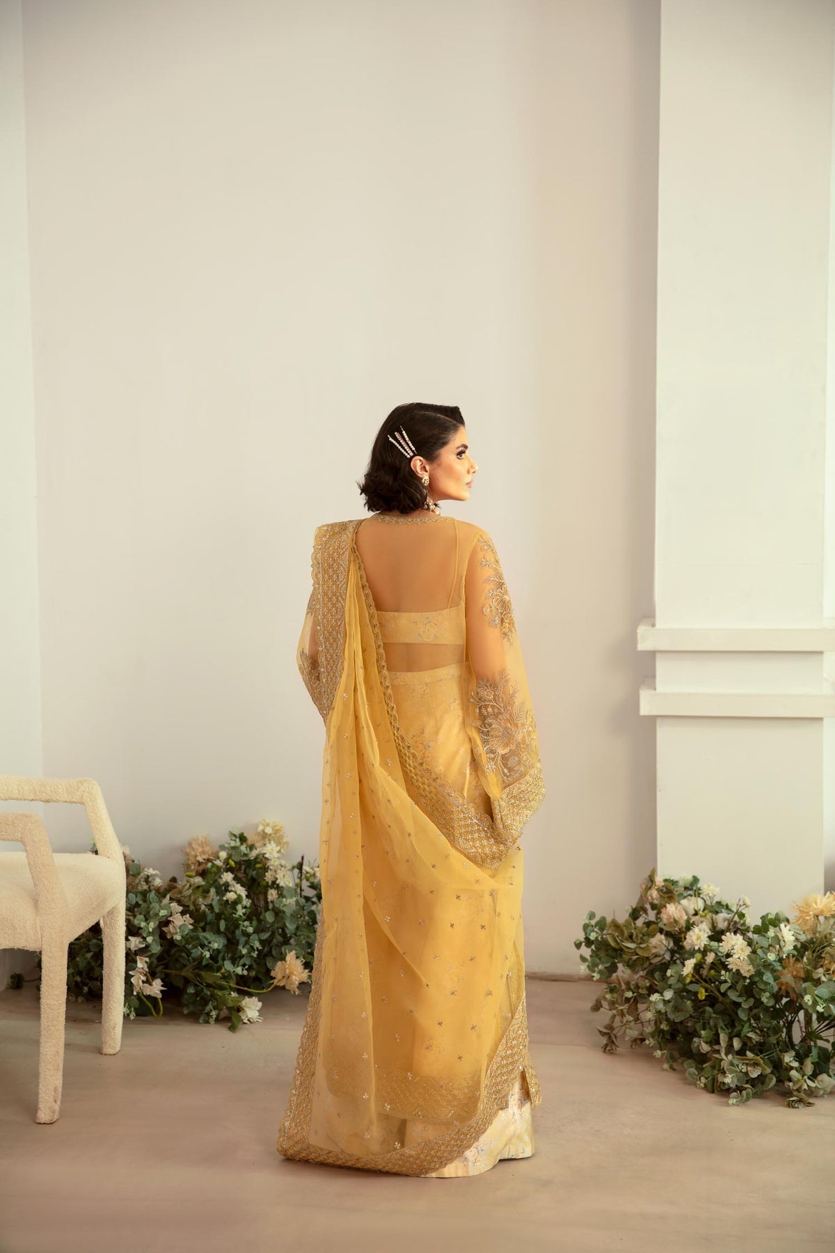 Akbar Aslam | Velora Formal Pret | Fawn - Ladies Clothes 