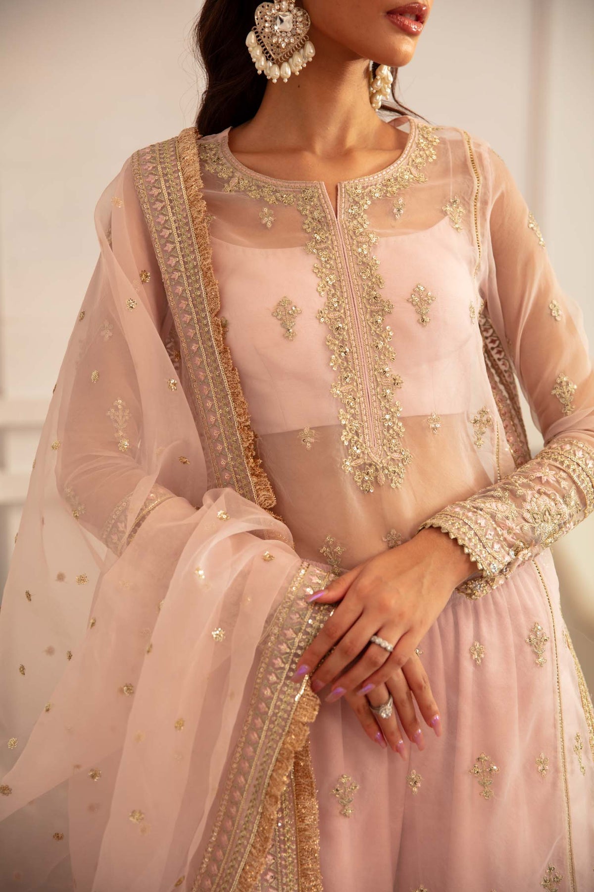 Akbar Aslam | Velora Formal Pret | Rosette - Ladies Clothes 