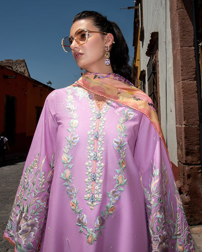 Mushq | Odyssey Lawn 26 | Alba - Luxury Dress - available at Maria Faisal in UK and USA.