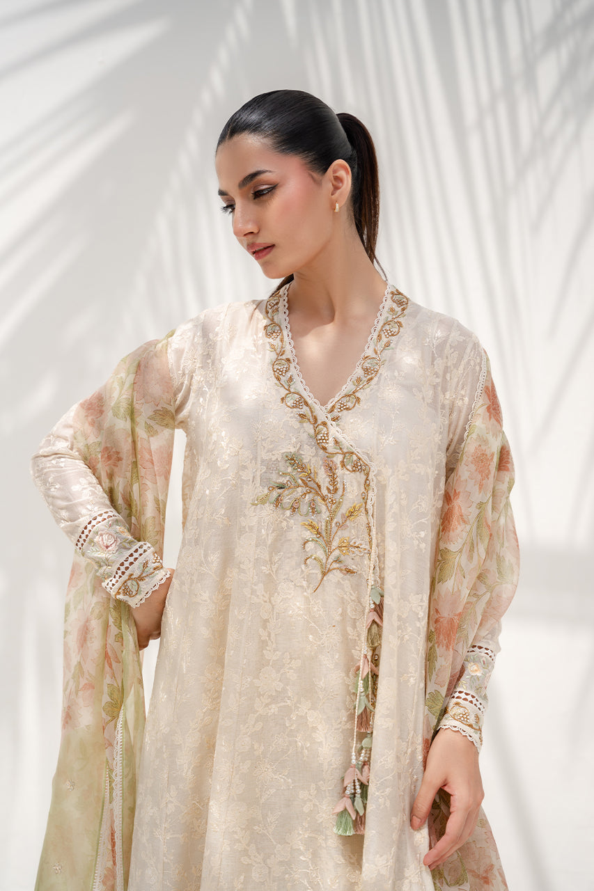 Sania Maskatiya | Summer Festive 26 |Alinsa - Luxury Dress - available at Maria Faisal in UK and USA.