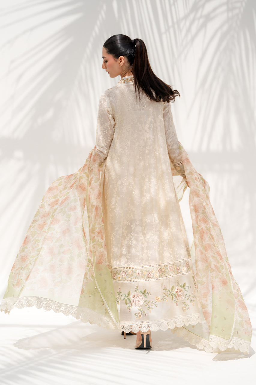 Sania Maskatiya | Summer Festive 26 |Alinsa - Luxury Dress - available at Maria Faisal in UK and USA.