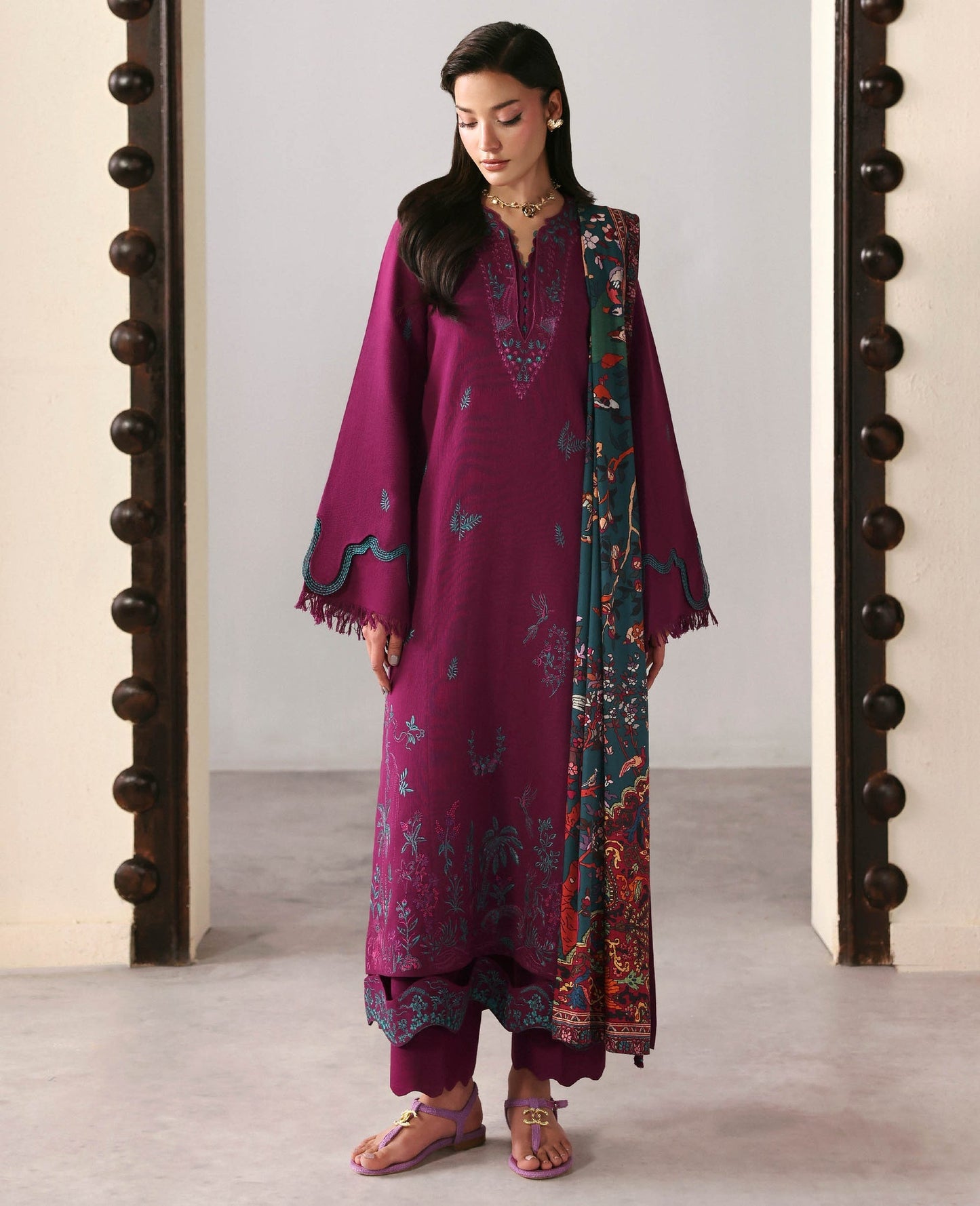 Republic Womenswear | Basics Winter 25 | Alizee - Casual Dress - available at Maria Faisal in UK and USA.