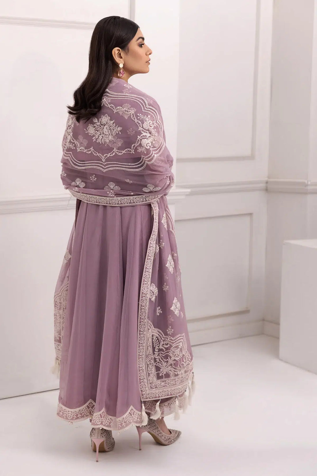 Alizeh | Formals Collection | Lilac Dress 3 piece - RTW1006