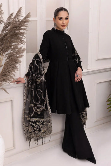 Alizeh | Formals Collection | Black Dress 3 piece - RTW1008