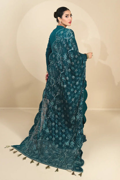 Alizeh | Formals Collection | Sea Green Peplum 3 piece - RTW1015