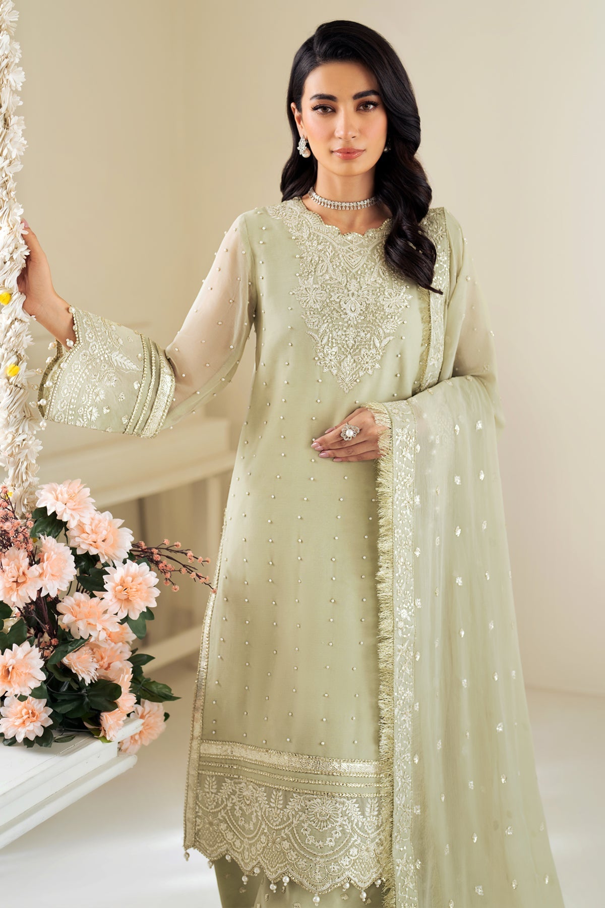 Alizeh | Selene Luxury Chiffon Collection 25 | AF-PS-8008-Neo by Maria Faisal - Registered Vendor of : Alizeh - type : Ladies Clothes - 100% original wedding dresses