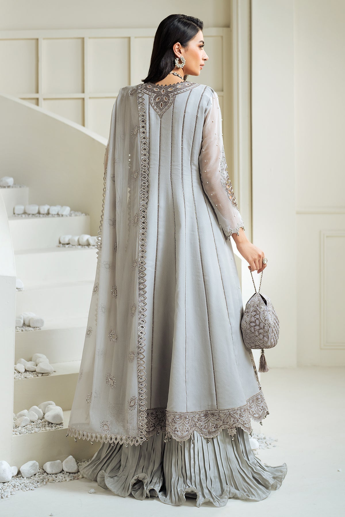 Alizeh | Selene Luxury Chiffon Collection 25 | AF-PS-8002-Luna by Maria Faisal - Registered Vendor of : Alizeh - type : Ladies Clothes - 100% original wedding dresses