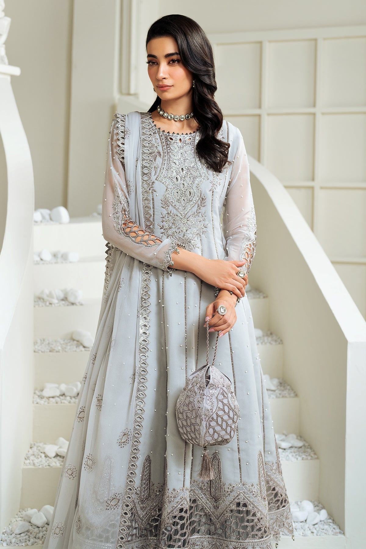 Alizeh | Selene Luxury Chiffon Collection 25 | AF-PS-8002-Luna by Maria Faisal - Registered Vendor of : Alizeh - type : Ladies Clothes - 100% original wedding dresses