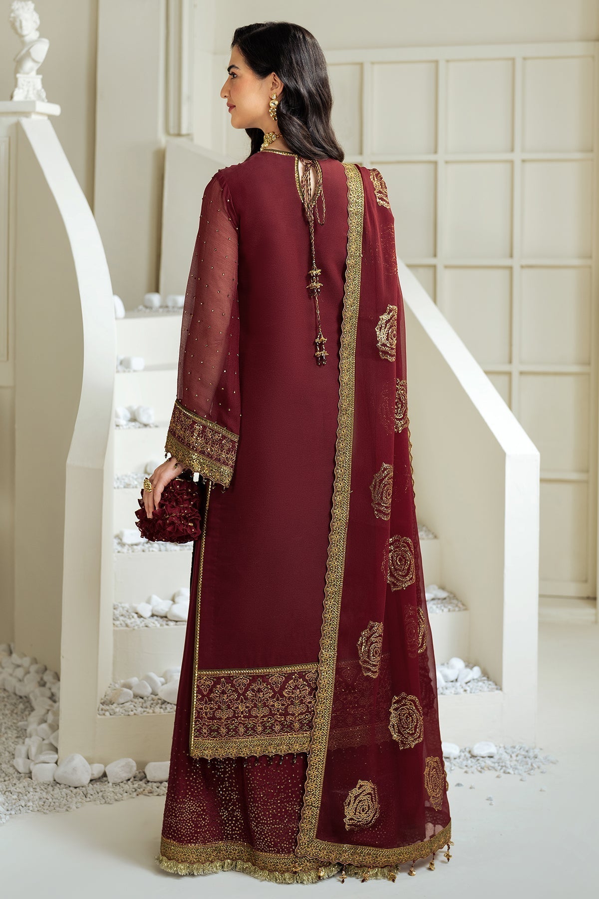 Alizeh | Selene Luxury Chiffon Collection 25 | AF-PS-8007-Gina by Maria Faisal - Registered Vendor of : Alizeh - type : Ladies Clothes - 100% original wedding dresses