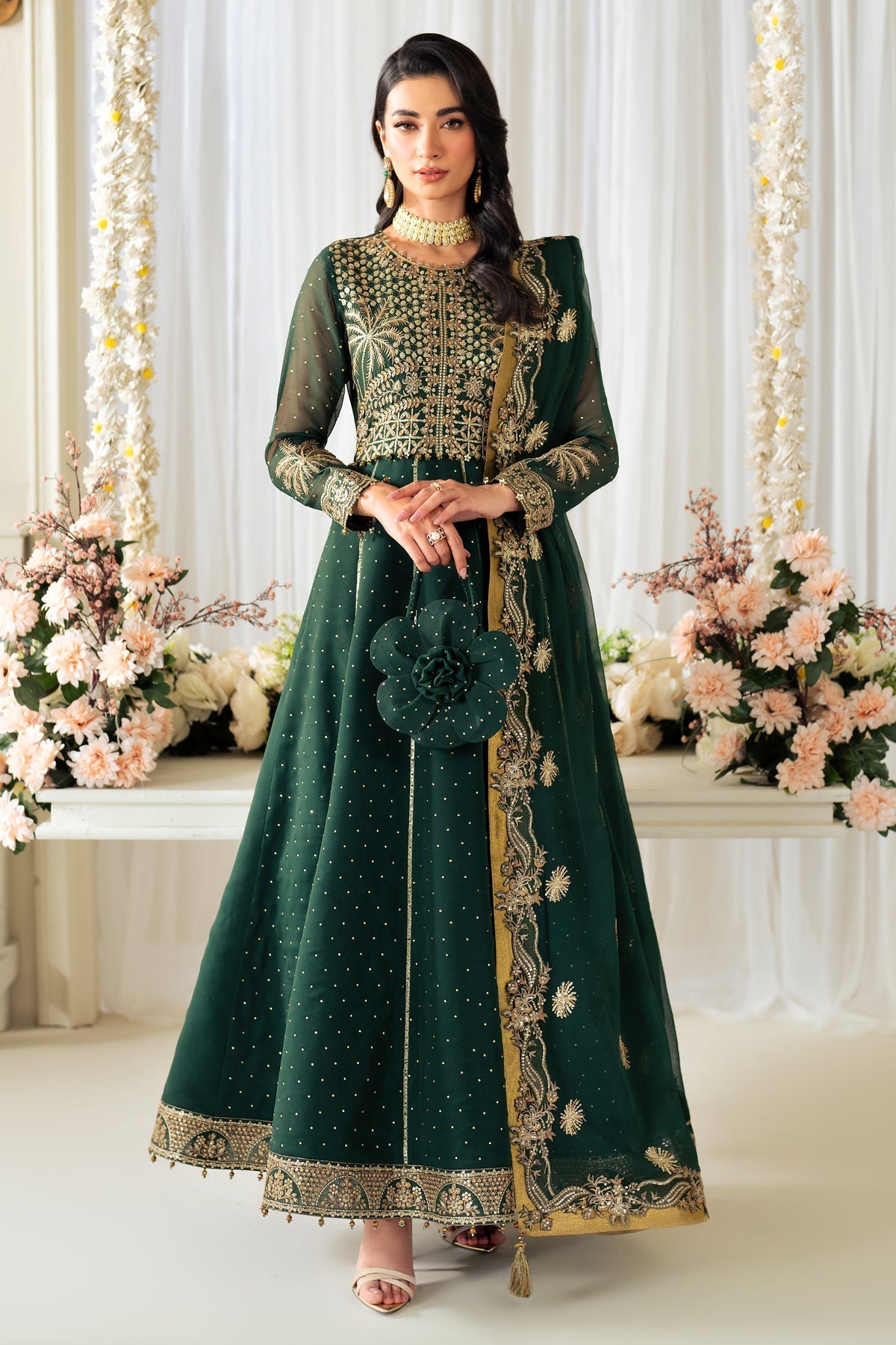 Alizeh | Selene Luxury Chiffon Collection 25 | AF-PS-8003-Citrus by Maria Faisal - Registered Vendor of : Alizeh - type : Ladies Clothes - 100% original wedding dresses