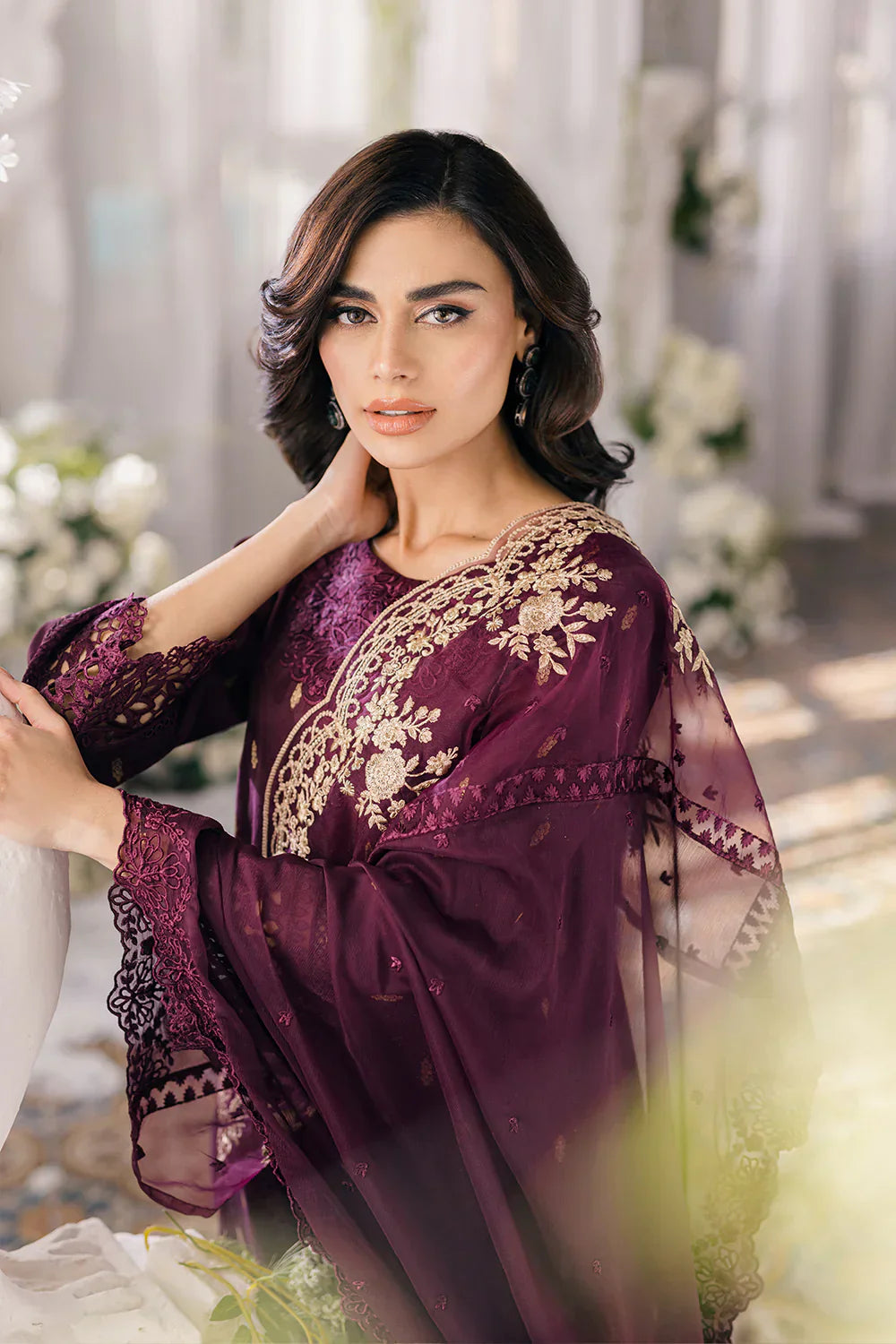 Azure | Ensembles Embroidered Formals | Almandine