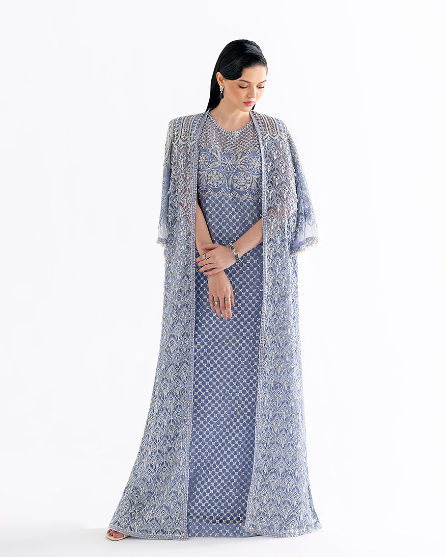 Mushq | Fleur Luxury Formals |  Ammarylis - Formal Dress - available at Maria Faisal in UK and USA.