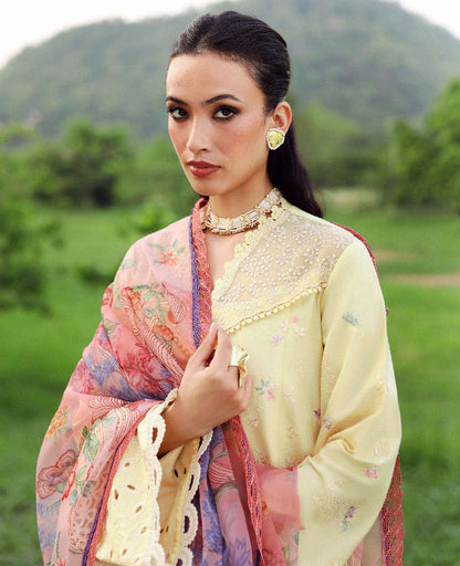 Republic Womenswear | Lilas Lawn 26 | Amris - Luxury Dress - available at Maria Faisal in UK and USA.