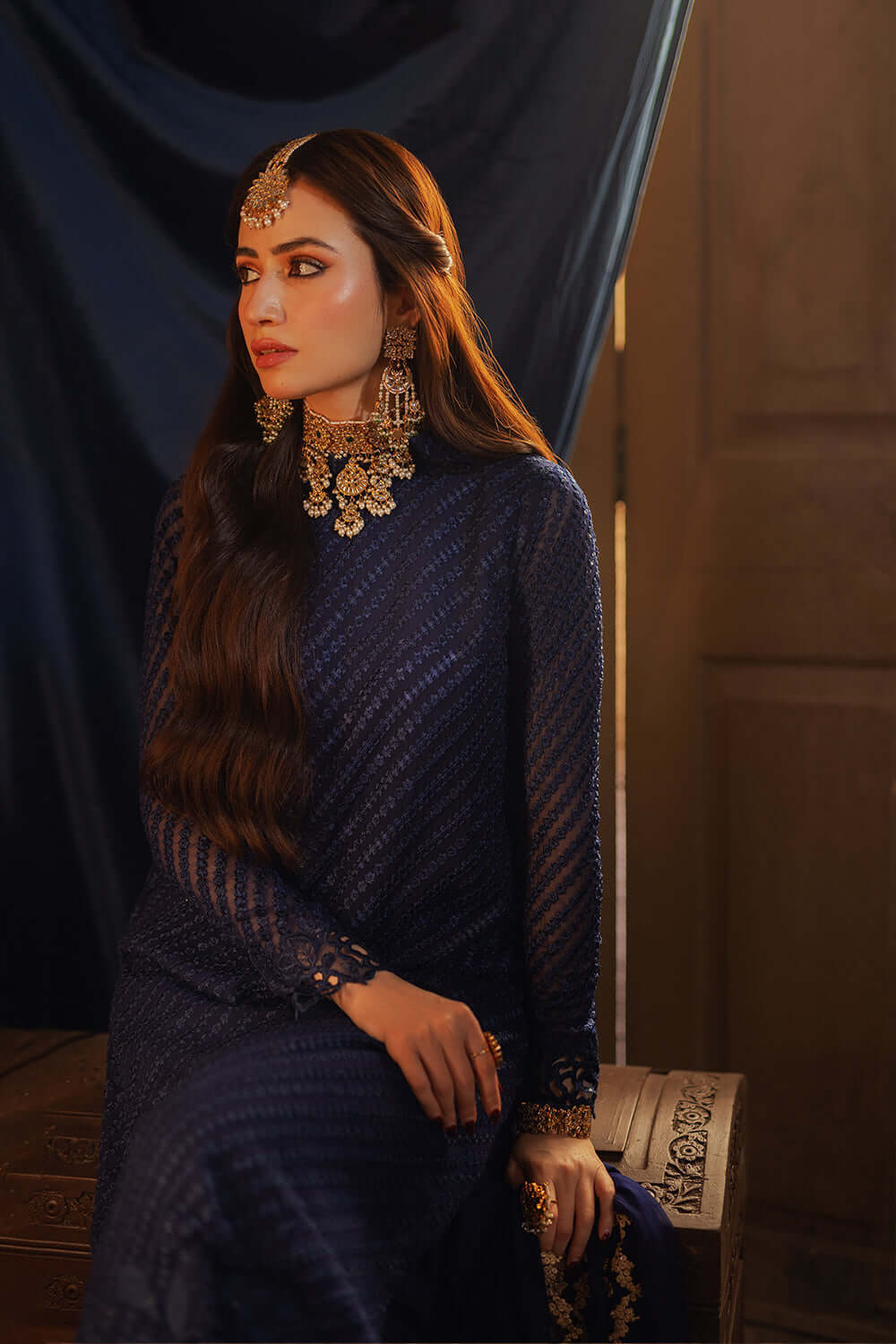 Azure | Luxe Formals | Aqua Serene - Ladies Clothes - Maria Faisal