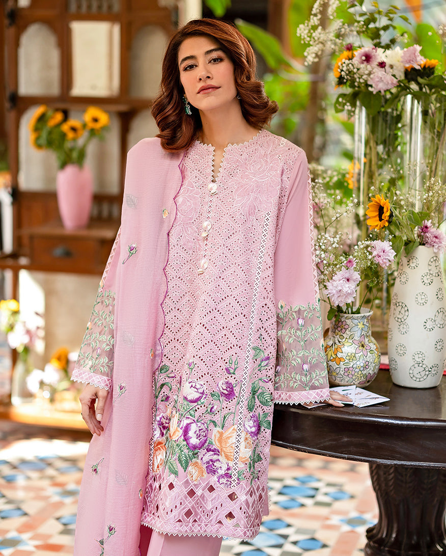 Mushq | Astoria Lawn 26 | Arabil - Luxury Dress - available at Maria Faisal in UK and USA.