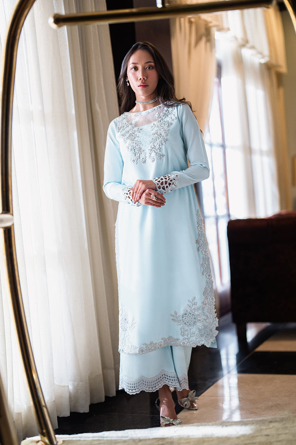 Azure | Diva Formals | Arctic Glow - Ladies Clothes - Maria Faisal