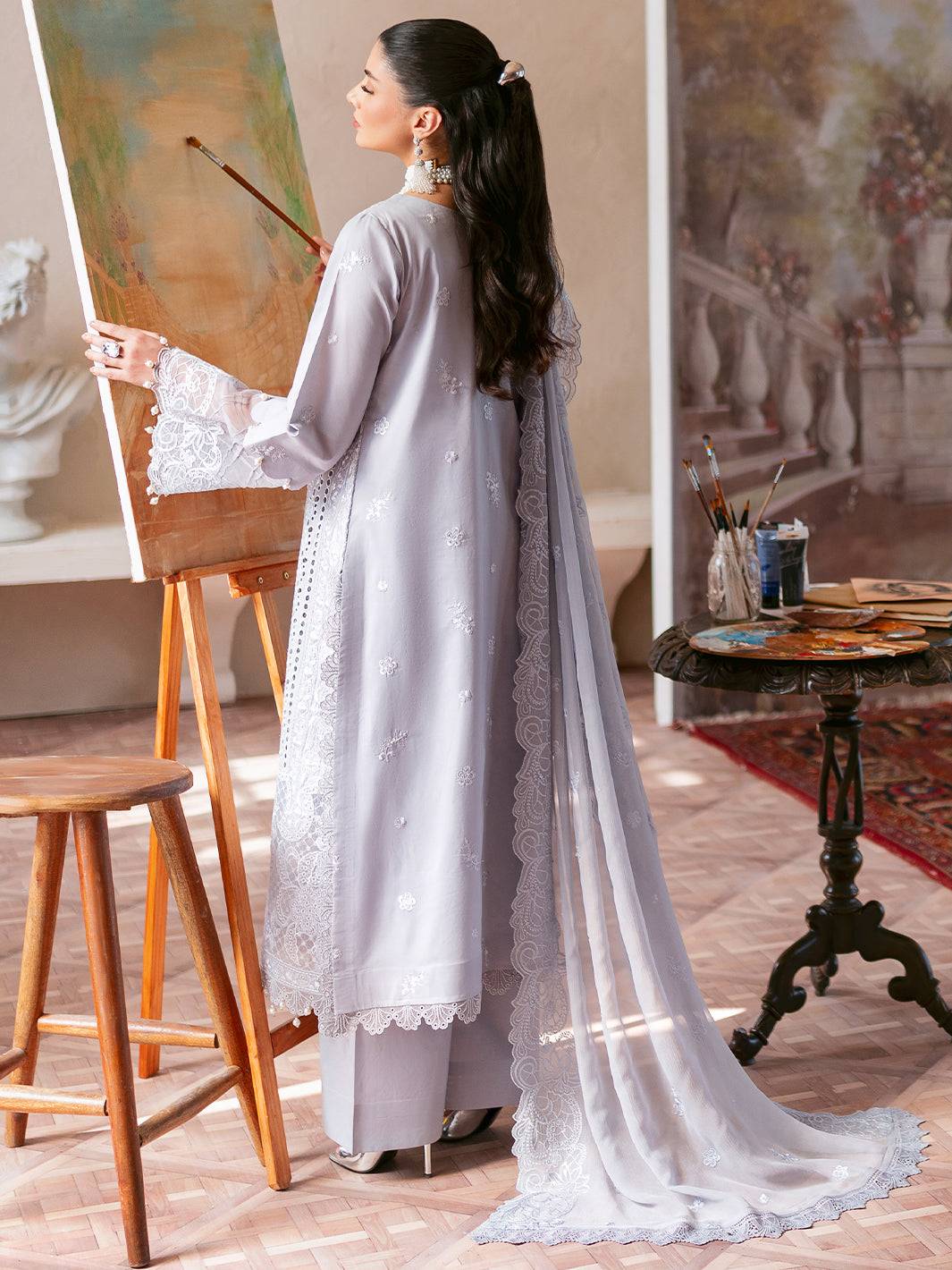 Mahnur | Sophie Luxury Lawn 25 | Ari by Maria Faisal - Registered Vendor of : Mahnur - type : Ladies Clothes - 100% original wedding dresses