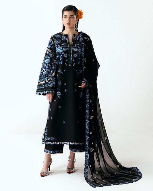Jugnu | SS 26 Lawn | Ari - Luxury Dress - available at Maria Faisal in UK and USA.